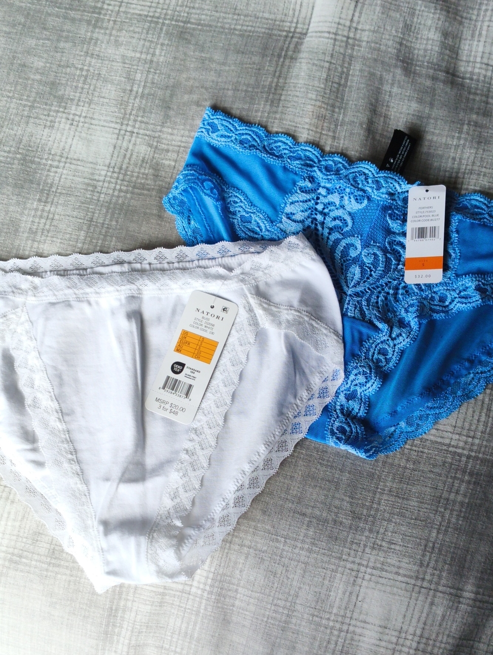 NWT, Unworn Natori Lace Panties Bundle Size Small - Feathers And Bliss Style
